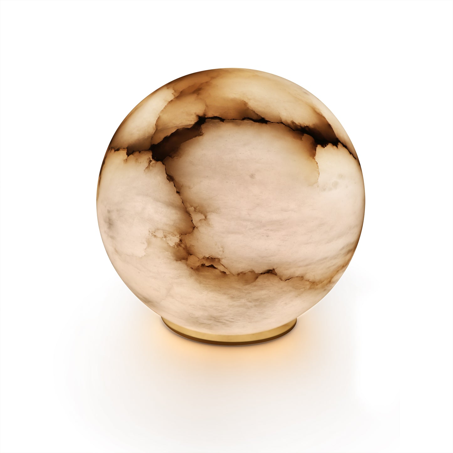 Alabaster Globe Lamp
