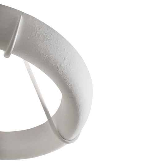 Bespoke Sculptural Plaster Chandelier in the Jean-Michel Frank Manner