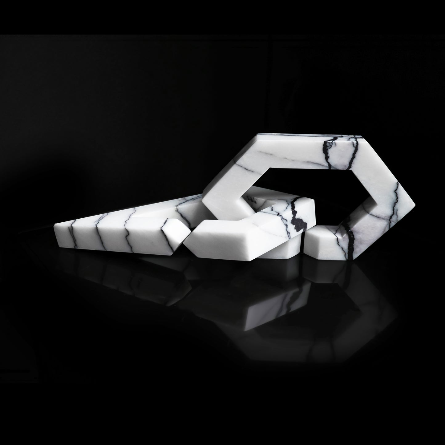 Interlock Marble Sculpture